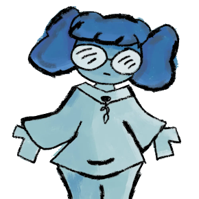opal, anthro furry dog cute glasses, looking over links section