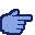 hand pointing right